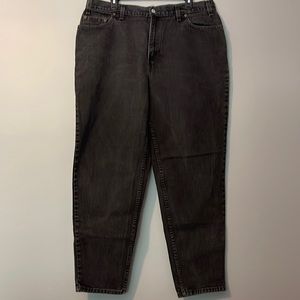 Women’s Levi’s 550 Relaxed Fit Tapered Leg Black Jeans